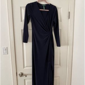 Ralph Lauren Navy long dress.